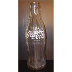 20” COCA-COLA GLASS DISPLAY BOTTLE