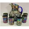 Image 1 : CARNIVAL GLASS WATER SET