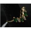 Image 3 : LADIES’ 14KT GOLD EMERALD RING