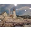 Image 3 : FRAMED LIGHTHOUSE PAINTING