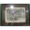 Image 1 : FRAMED BLACK AMERICANA PRINT