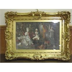 19TH CENT. ITALIAN OIL  PAINTING