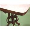 Image 2 : VICTORIAN WALNUT MARBLE TOP TABLE
