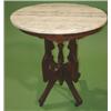 Image 2 : VICTORIAN WALNUT MARBLE TOP TABLE