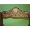 Image 2 : SPANISH CHAIR WITH LEATHER SEAT