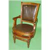 Image 1 : VICTORIAN WALNUT ARM CHAIR