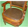 Image 2 : VICTORIAN WALNUT ARM CHAIR