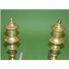 Image 2 : CHIPPENDALE BRASS ANDIRONS
