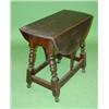 Image 1 : MAHOGANY BUTTERFLY DROP-LEAF TABLE