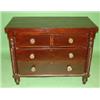Image 1 : EMPIRE MAHOGANY CHEST OF DRAWERS