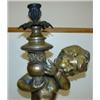 Image 2 : BRONZE FIGURAL CANDLEHOLDER