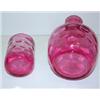 Image 3 : CRANBERRY GLASS DECANTER & TUMBLER