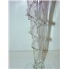 Image 2 : CRANBERRY TO CLEAR GLASS VASE