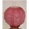 Image 3 : PINK SATIN GLASS MINIATURE LAMP