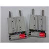 Image 1 : ROBOHAND (2) DLT=10-E-C-1 LINEAR MOTION SLIDE ACUATOR WITH PNEUMATIC CYLINDER