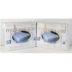 LOT OF 2 NEW MATTRESS PADS TWIN XL