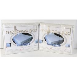 LOT OF 2 NEW MATTRESS PADS TWIN XL