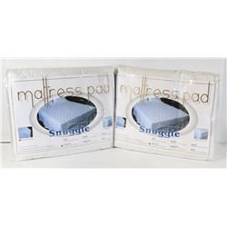 LOT OF 2 NEW MATTRESS PADS TWIN XL