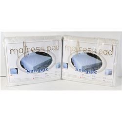 LOT OF 2 NEW MATTRESS PADS TWIN XL