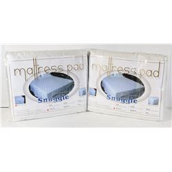 LOT OF 2 NEW MATTRESS PADS TWIN XL