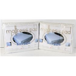 LOT OF 2 NEW MATTRESS PADS TWIN XL