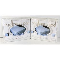 LOT OF 2 NEW MATTRESS PADS TWIN XL