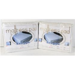 LOT OF 2 NEW MATTRESS PADS TWIN XL