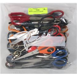 BAG OF ASSORTED SCISSORS