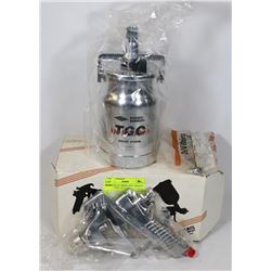 NEW SGA-671 SPRAY GUN AND CUP OUTFIT INCL INLINE