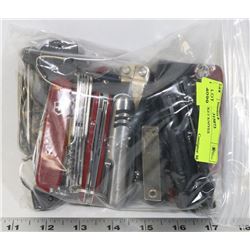 BAG OF POCKET KNIVES