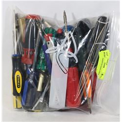 BAG OF ASSORTED HAND TOOLS