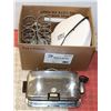 KITCHEN ITEMS INCLUDING WAFFLE IRON AND MORE