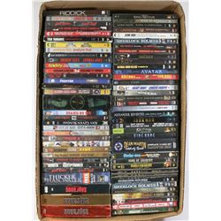 FLAT OF 71 DVD MOVIES