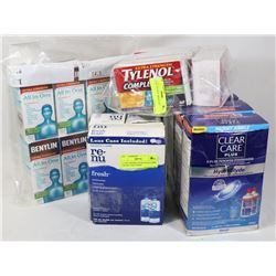 BOX OF ASSORTED DRUGSTORE CLOSURE PRODUCT