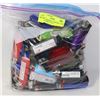 Image 1 : BAG OF ASSORTED LIGHTERS, SOME MAY BE EMPTY, FULL