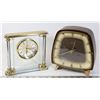 Image 1 : LOT 2 CLOCKS VINTAGE & BIRKS GOLD & SILVER