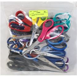 BAG OF ASSORTED SCISSORS