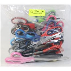 BAG OF ASSORTED SCISSORS