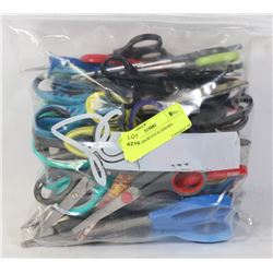 BAG OF ASSORTED SCISSORS