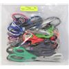 BAG OF ASSORTED SCISSORS