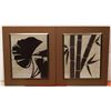 PAIR OF BAMBOO PICTURES