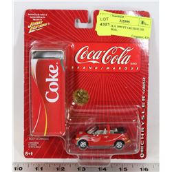 COCA COLA 1999 PT CRUISER DIE CAST IN BOX.