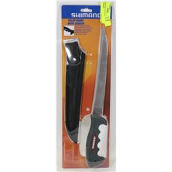NEW SHIMANO 9" FILLET KNIFE WITH SHEATH