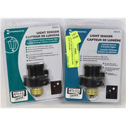 LOT OF TWO NEW POWER SAVING LIGHT SENSORS