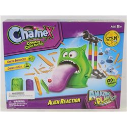 NEW CHAINEX 120+PC ALIEN REACTION CHEMISTRY SET/