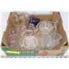Image 1 : FLAT OF COLLECTIBLE CRYSTAL DISHWARE & MORE