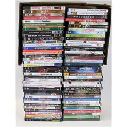 LOT OF 80 ASSORTED DVD'S