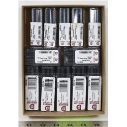FLAT OF 12 PACKS OF ASSORTED SIZED DRILL BITS