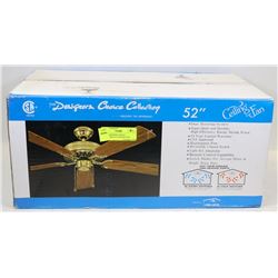 NEW DESIGNERS CHOICE COLLECTION 52" CEILING FAN