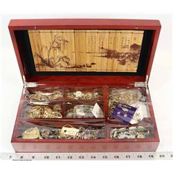 JEWELRY BOX WITH CONTENTS
